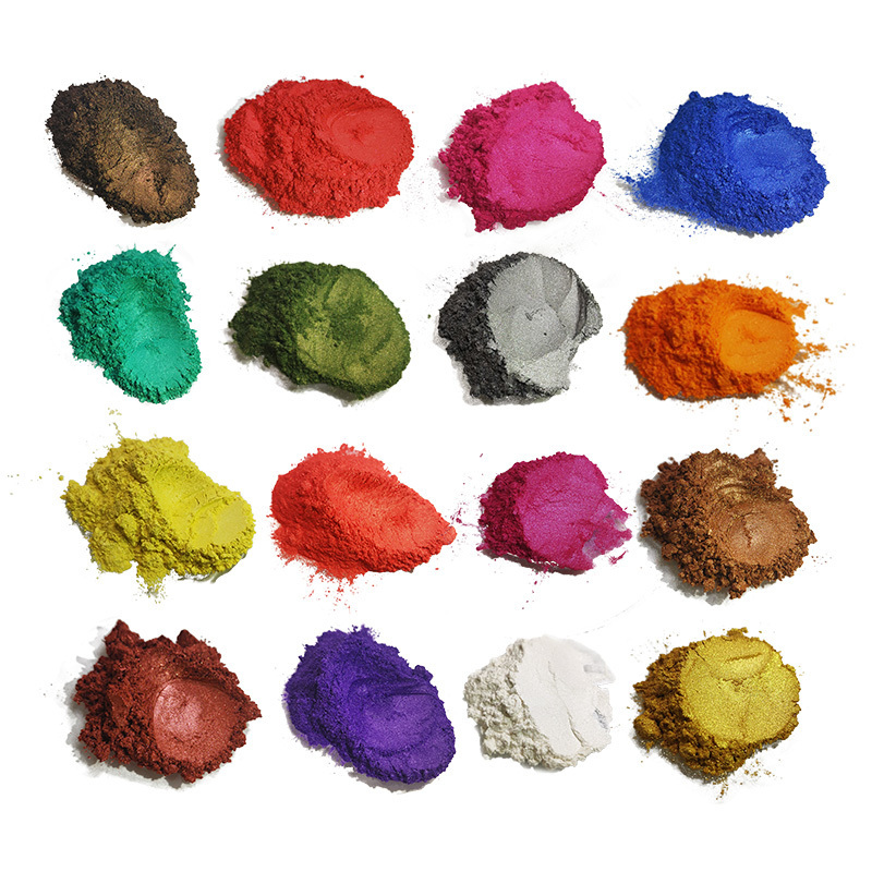 free samples 25 colors  cosmetic-grade  mica powder color pigment pearl kg price