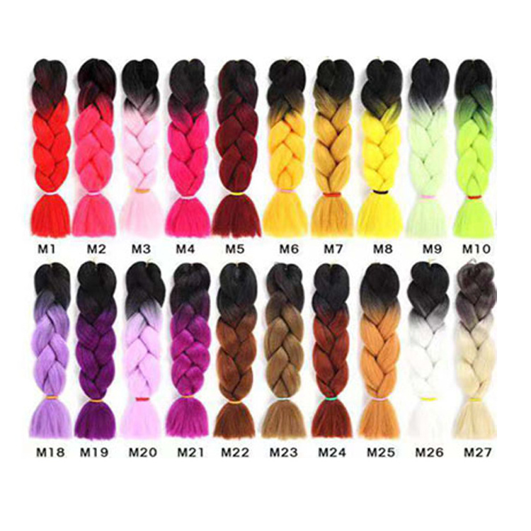 Wholesale Cheap Braid Extension High Temperature Synthetic Fiber Hair jumbo braid hair