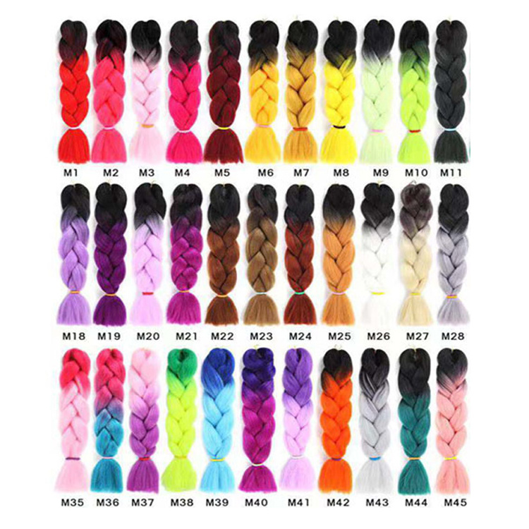 Wholesale Cheap Braid Extension High Temperature Synthetic Fiber Hair jumbo braid hair