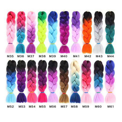 Wholesale Cheap Braid Extension High Temperature Synthetic Fiber Hair jumbo braid hair