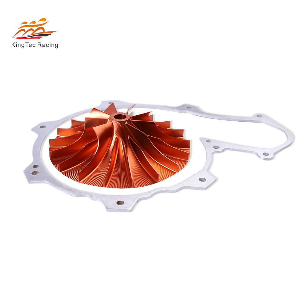 24+ psi performance 68mm supercharger compressor impeller 142mm with 3.2mm spacer for jet ski sea doo 300 1630ace 4tec engine