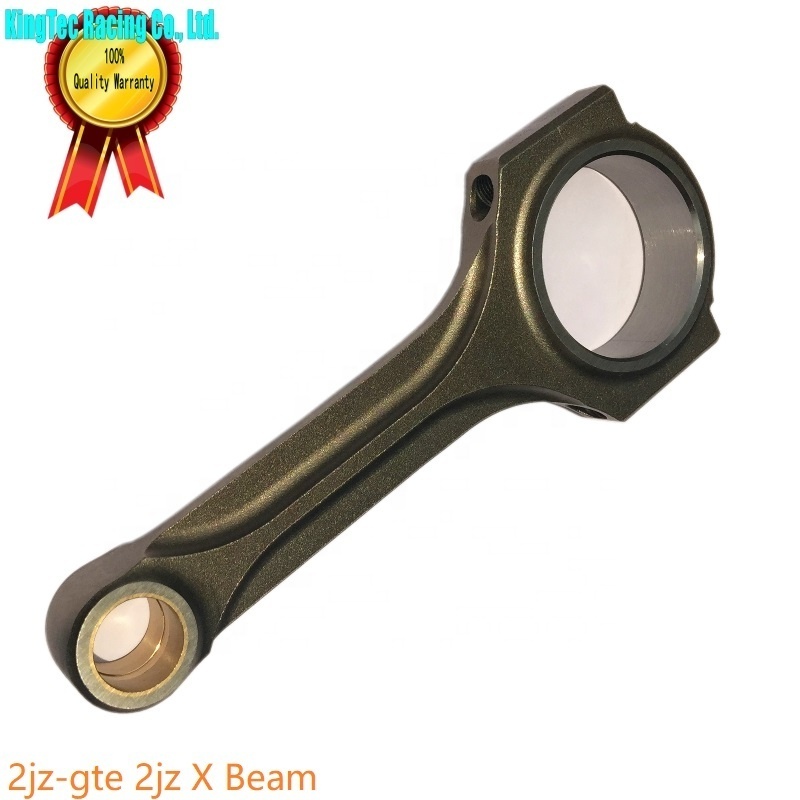 2jzgte engine motor sport X beam connecting rod with stronger 4340 material than Titanium conrod