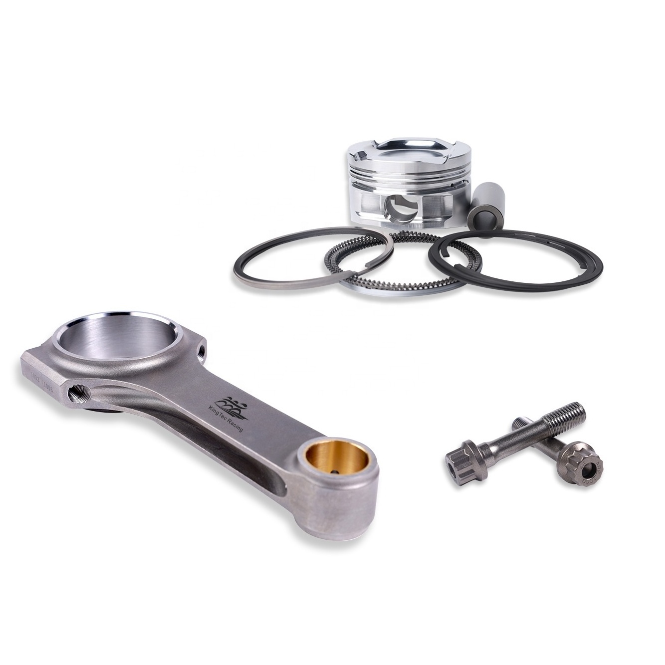 Custom 4EFTE forged kit 74mm piston H beam con rod for Toyota Glanza Starlet GT Turbo 4032 aluminum alloy