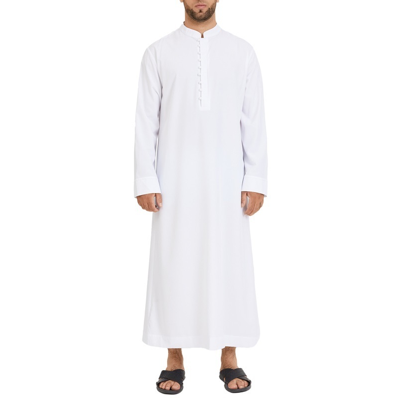 2023 Latest  Ethnic Thobe For Men Arabic thobe / jubba for men Muslim dress Saudi Arabia Robe Abaya