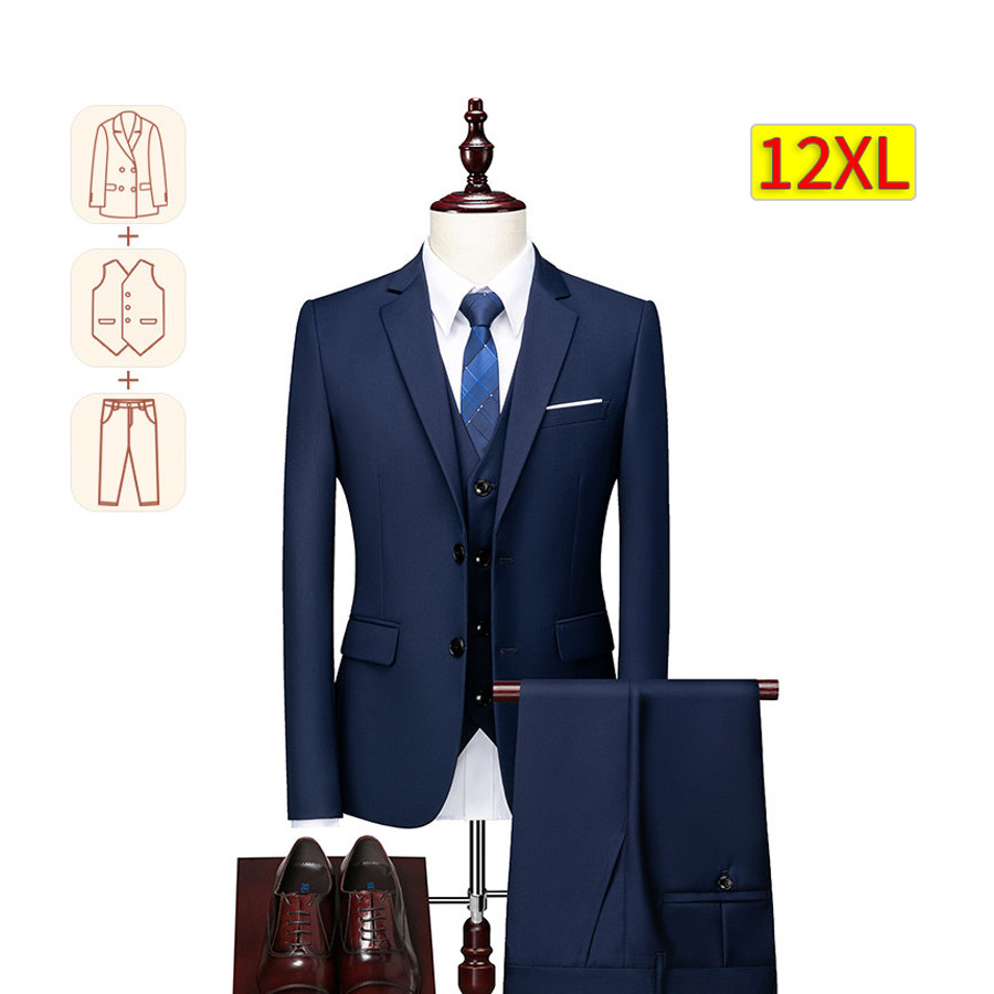 Pants Coat 2 Pieces Set Slim Fit Man Business Suits Top Quality Wedding Suits Men's Blazer Suit set