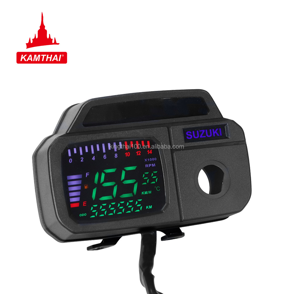 KAMTHAI Motorcycle meters Modified Instrument Speeddometer fuel Digital  Speedometer for SUZUKI AX 100 Motorcycle Speedometer