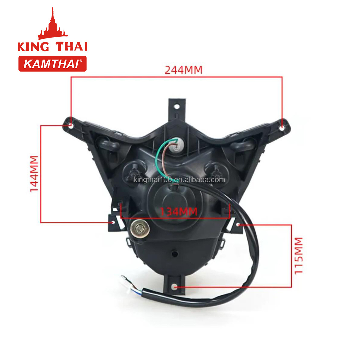 KAMTHAI New Motorcycle Lighting System 12V LED Headlight Motorcycle  For Honda CG 125 150 CC Motorcycle Headlight Assembly