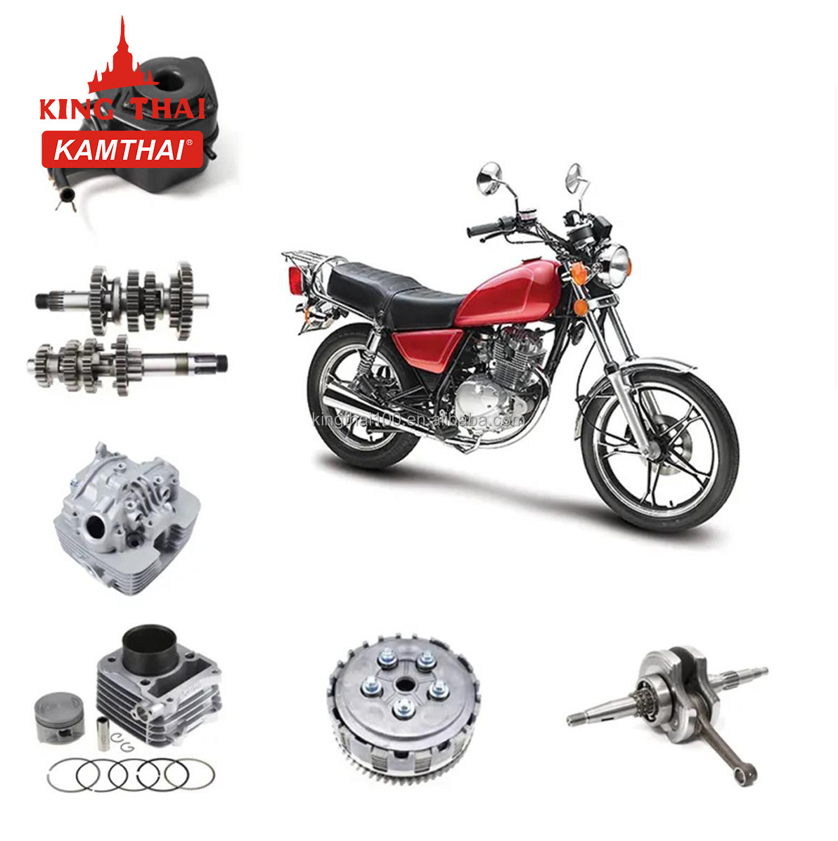 KAMTHAI Wholesale GN125 Motorcycle Vehicle Spare Parts 125CC Engine Parts Accessories for Suzuki GN125 Parts Motorcycle