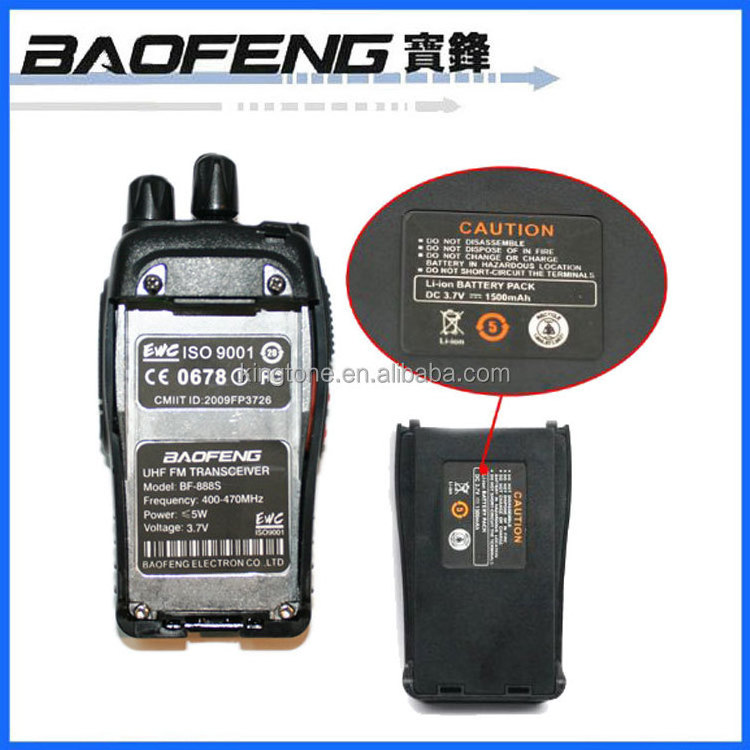 UHF 400-470MHz 5W Baofeng BF-888S Cheap Price Handheld UHF Ham Radio Walkie Talkie for Sale