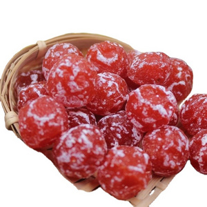 Chinese delicious preserved fruit with red prunes preserved plum dried rose plum