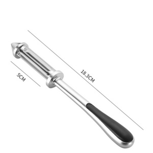 2022 New Kitchen Tools And Gadgets Zinc Alloy Vegetable Two Side Peeler For Fruit Wide Swivel Blade And Non Slip Handle