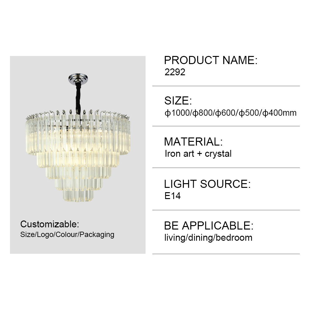 Hotel Chandeliers crystal lighting k9 chandelier pendant lights gold crystal ceiling lights modern chandelier luxury