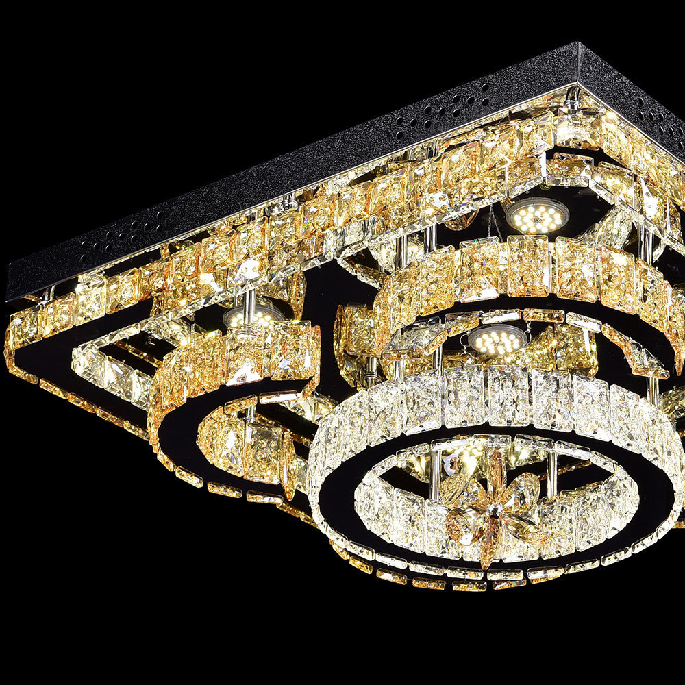 Wholesale high quality fancy led fixtures ceiling light modern embedded ceiling light bedroom crystal ceiling light