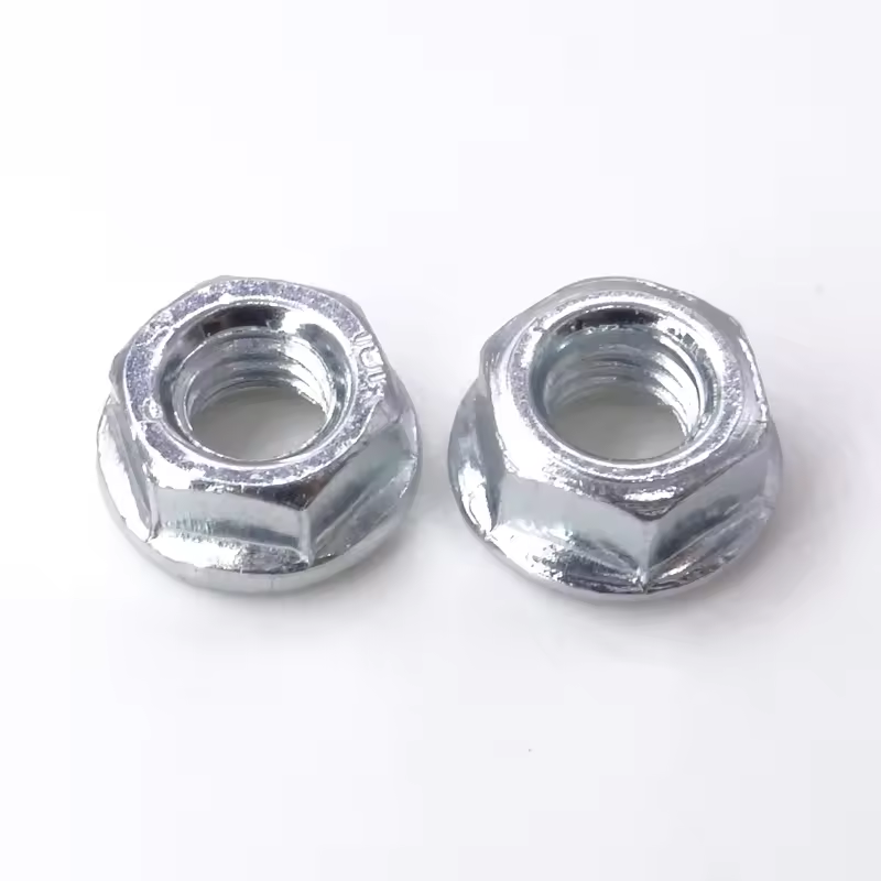 Custom high strength Stainless Steel M4 M5 M6 M8 M10 M12 Self Locking flange Hex Nut