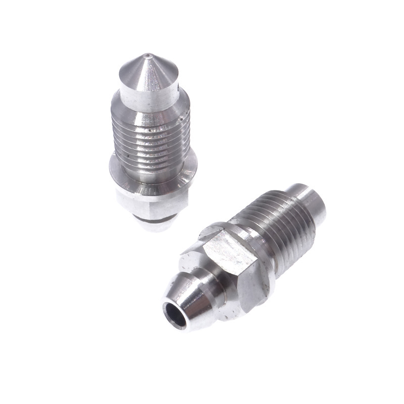 Motorcycle Stainless Steel Speed Bleeder M10x1.0 Bolt Kit Exhaust Screw Nut Bleed Nipple Screws For Motorbike