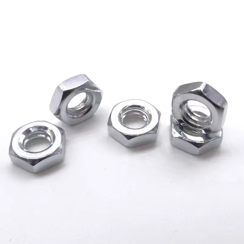 Custom high strength Stainless Steel M4 M5 M6 M8 M10 M12 Self Locking flange Hex Nut