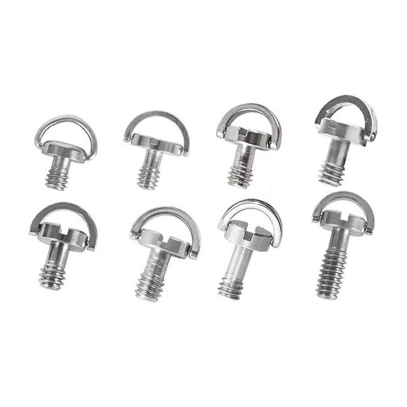 D-ring Stainless steel camera mounting bolts and screws Camera tripod quick release plate bolts Camera mounting screws