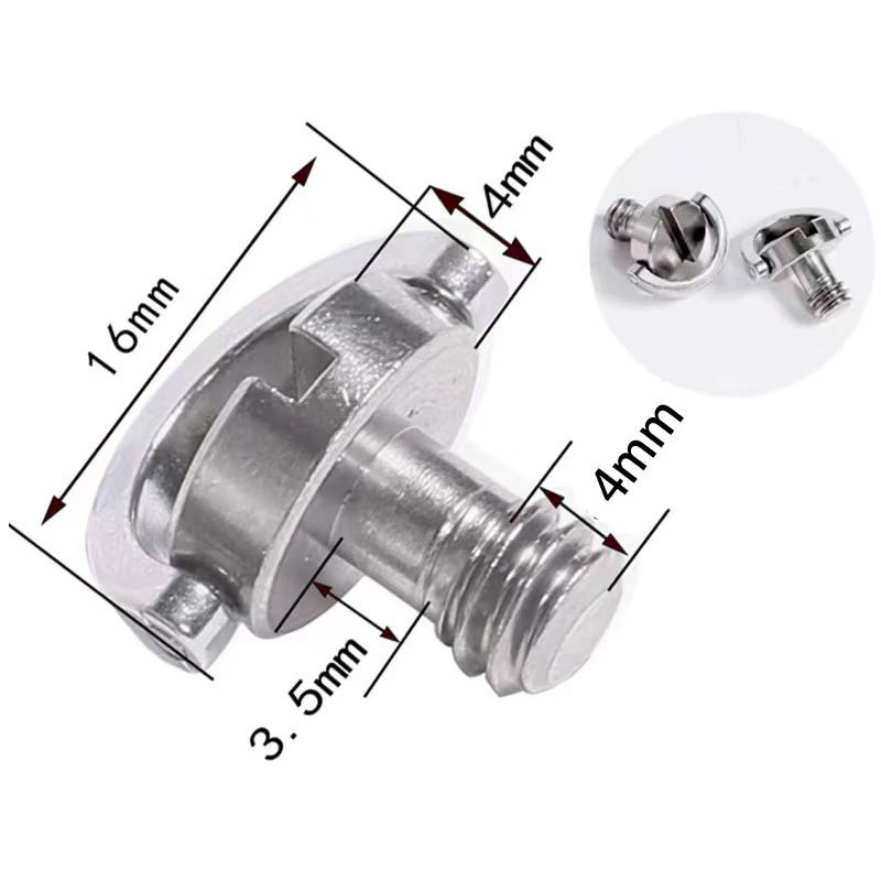 D-ring Stainless steel camera mounting bolts and screws Camera tripod quick release plate bolts Camera mounting screws