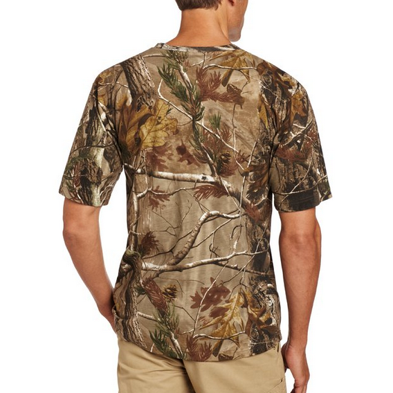 Realtree Camouflage Vaporwick T shirt Fishing Camo Breathable Vaporwich T shirt