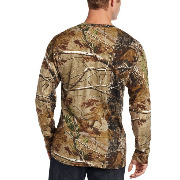 Realtree Camouflage Vaporwick T shirt Fishing Camo Breathable Vaporwich T shirt