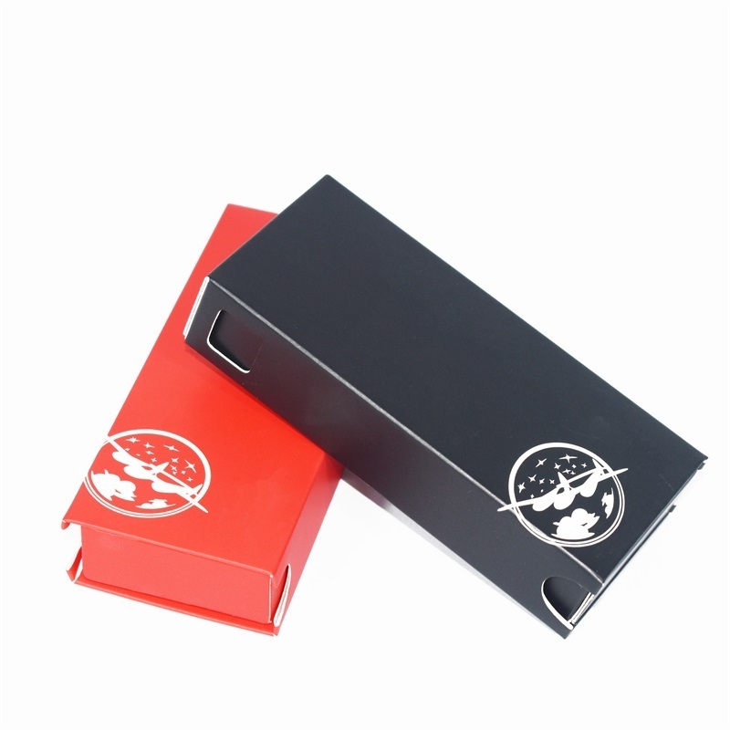 Custom 16 CFR 1700.20 child resistant recyclable slide drawer gift paper box packaging .5ml 1ml empty cartridges 1 gram with box