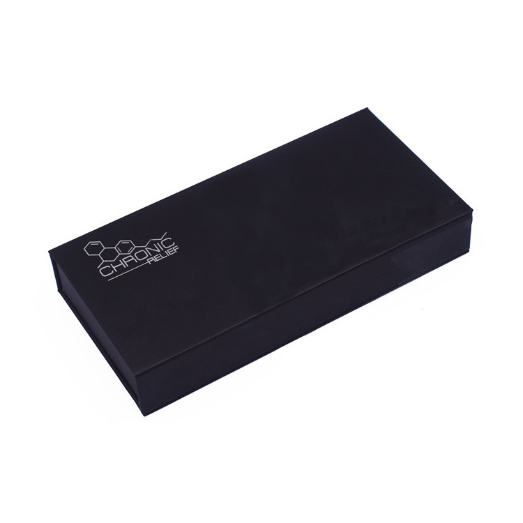 Black gift paper rigid boxes 1ml 1 gram cartridge packaging disposable carts custom logo magnetic box wholesale