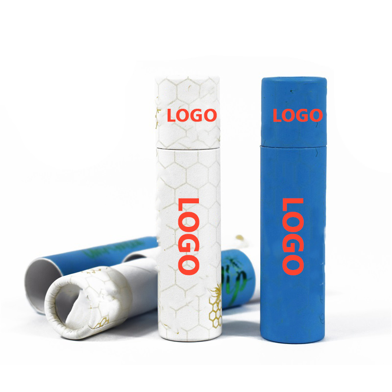 High quality custom hard cardboard paper round tubes box packaging cylinder gift display box for 1g cartridges