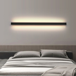 Minimal aluminum strip wall lamp suitable for living room bedroom bedside staircase corridor and corridor room decor light