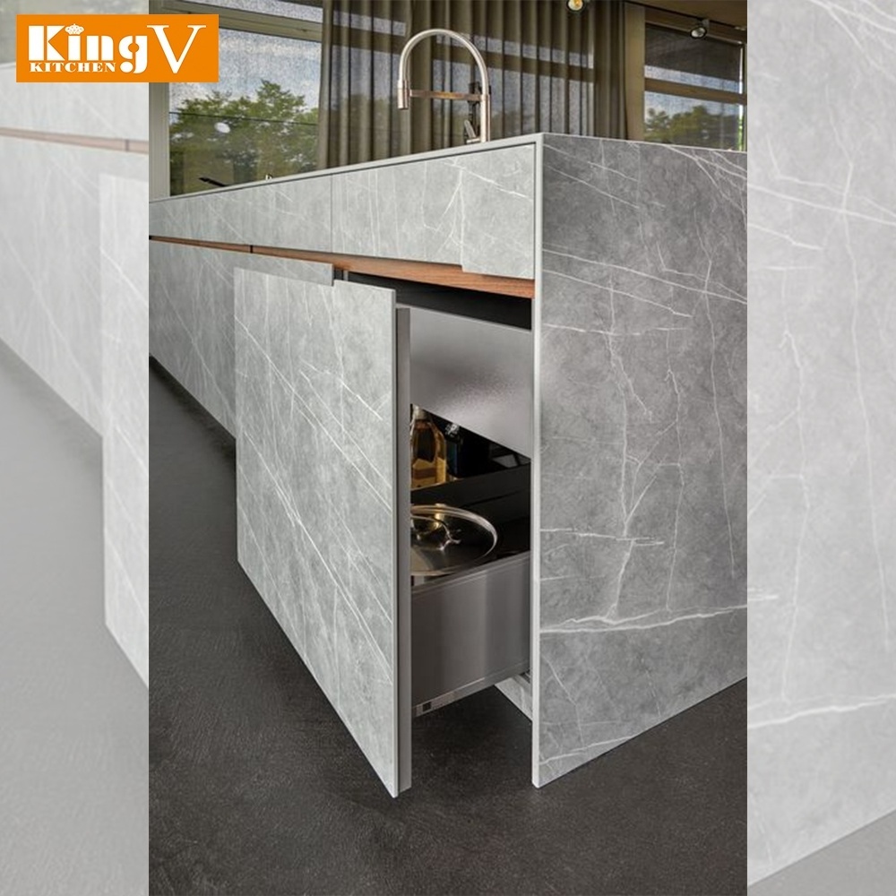 KINGV Factory direct modern style kitchen island wholesale price for display kitchen cabinets for sale