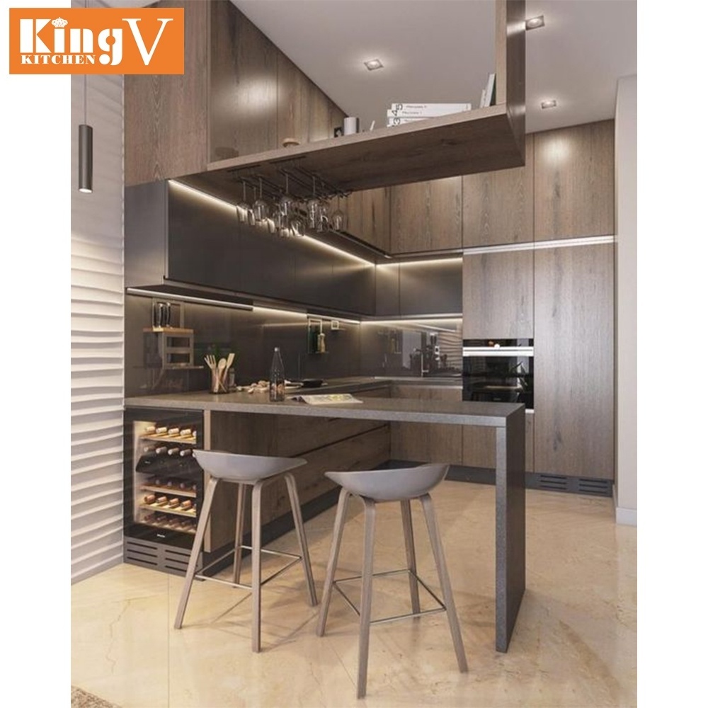 KINGV customised kitchen cabinet designs lacquer modular kitchen furniture cabinet mdf hot sale price cheap kitchen cabinets