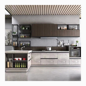 KINGV customised kitchen cabinet designs lacquer modular kitchen furniture cabinet mdf hot sale price cheap kitchen cabinets