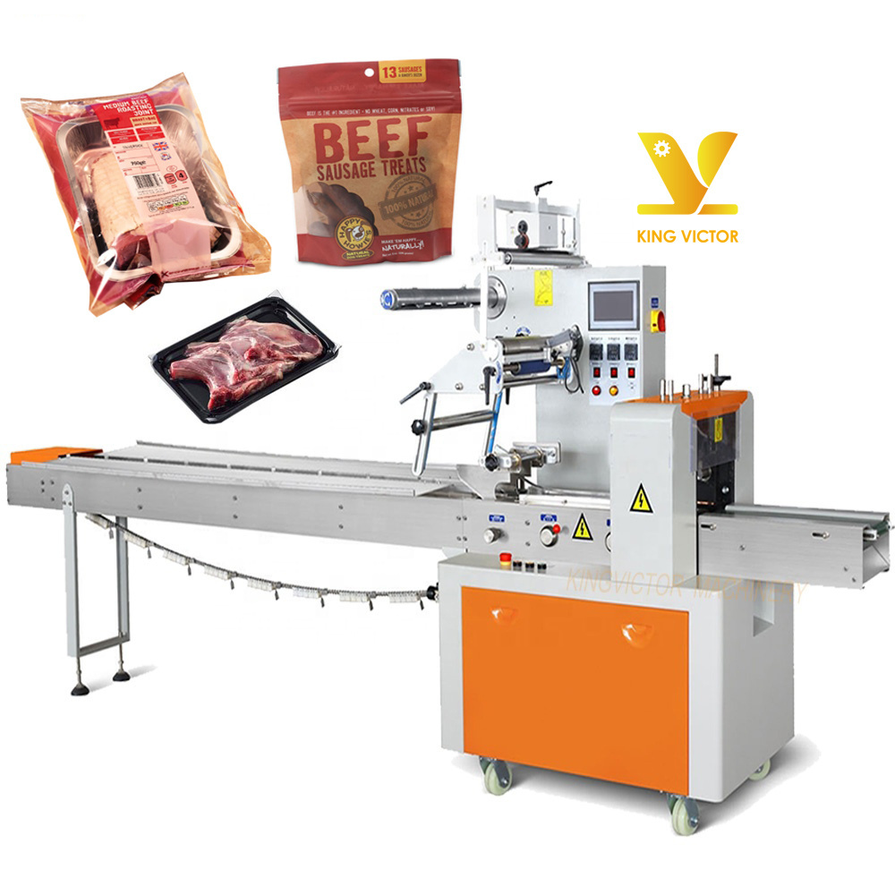 Factory Price Automatic Meat Packaging Packing Machine with Tray