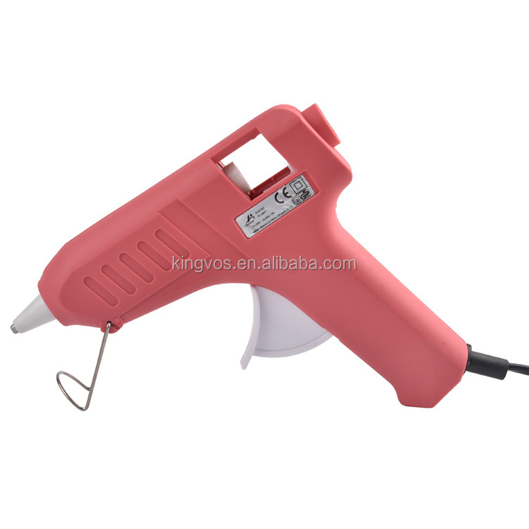 40W  Low Temp Glue Gun KV-JQ401A with 2pcs Hot Melt Glue Sticks for Crafts School Home Repair DIY Hand Tools