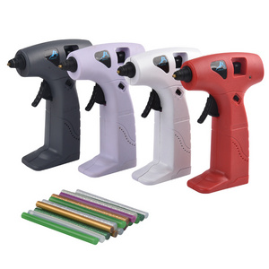 LOW temperature MINI 7w cordless hot melt glue gun with glue sticks