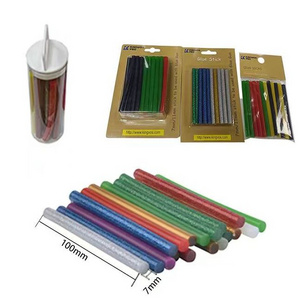 Best selling  colorful hIgh temp hot melt glue sticks for gule gun