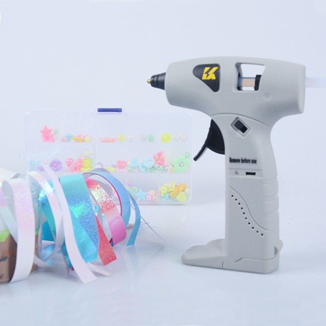 Best price small size grey hot melt glue gun for DIY craft