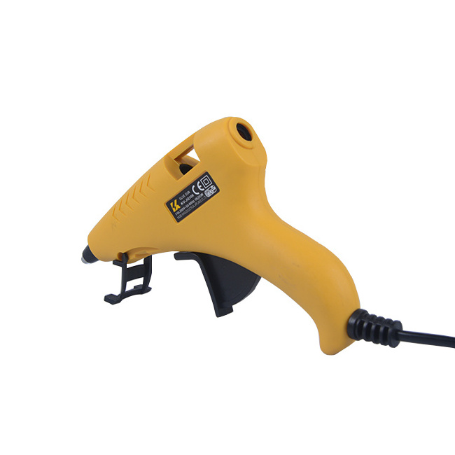 New style yellow case mini size corded mini size hot melt glue gun for DIY