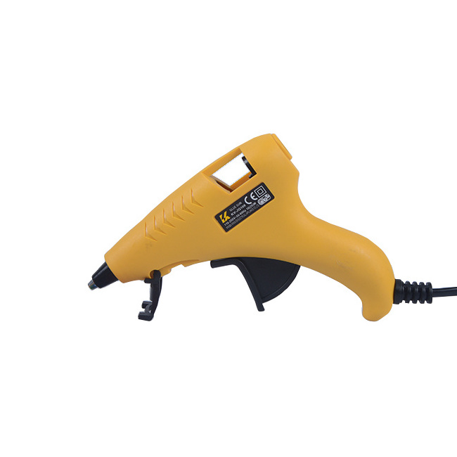 New style yellow case mini size corded mini size hot melt glue gun for DIY