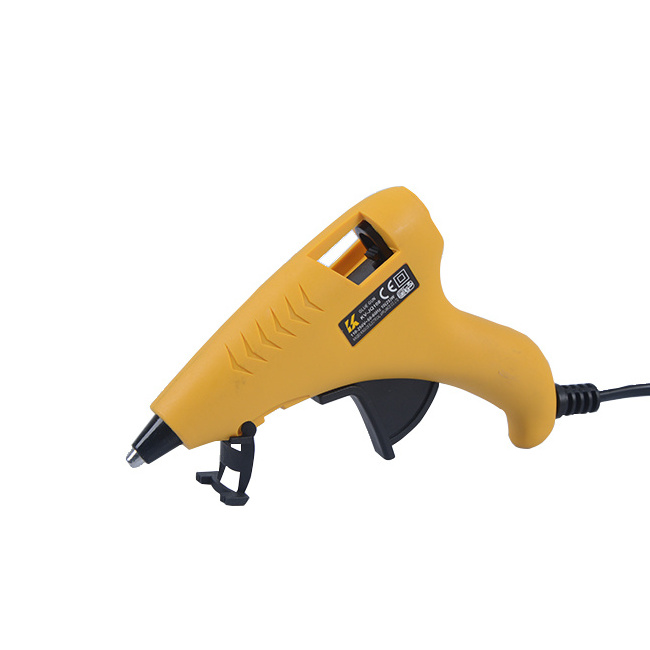 New style yellow case mini size corded mini size hot melt glue gun for DIY