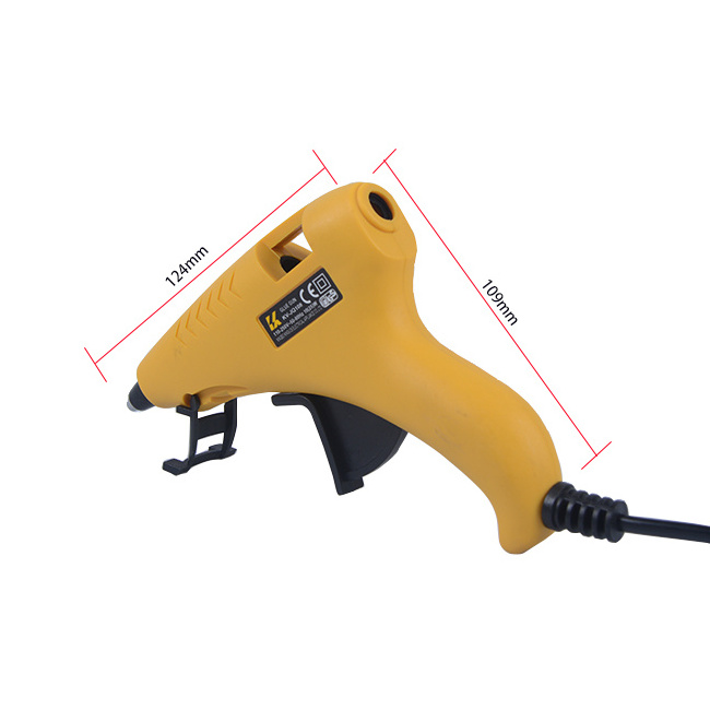 New style yellow case mini size corded mini size hot melt glue gun for DIY