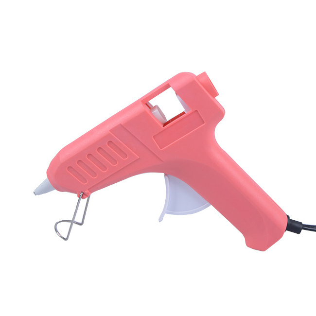 New Selling  Cordled  PINK Hot Melt Glue Gun with glue sticks for DIY