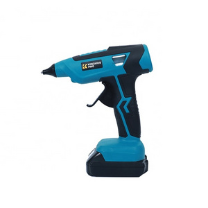 New style  Battery Pack blue  cordless rechargeable  hot melt glue gun