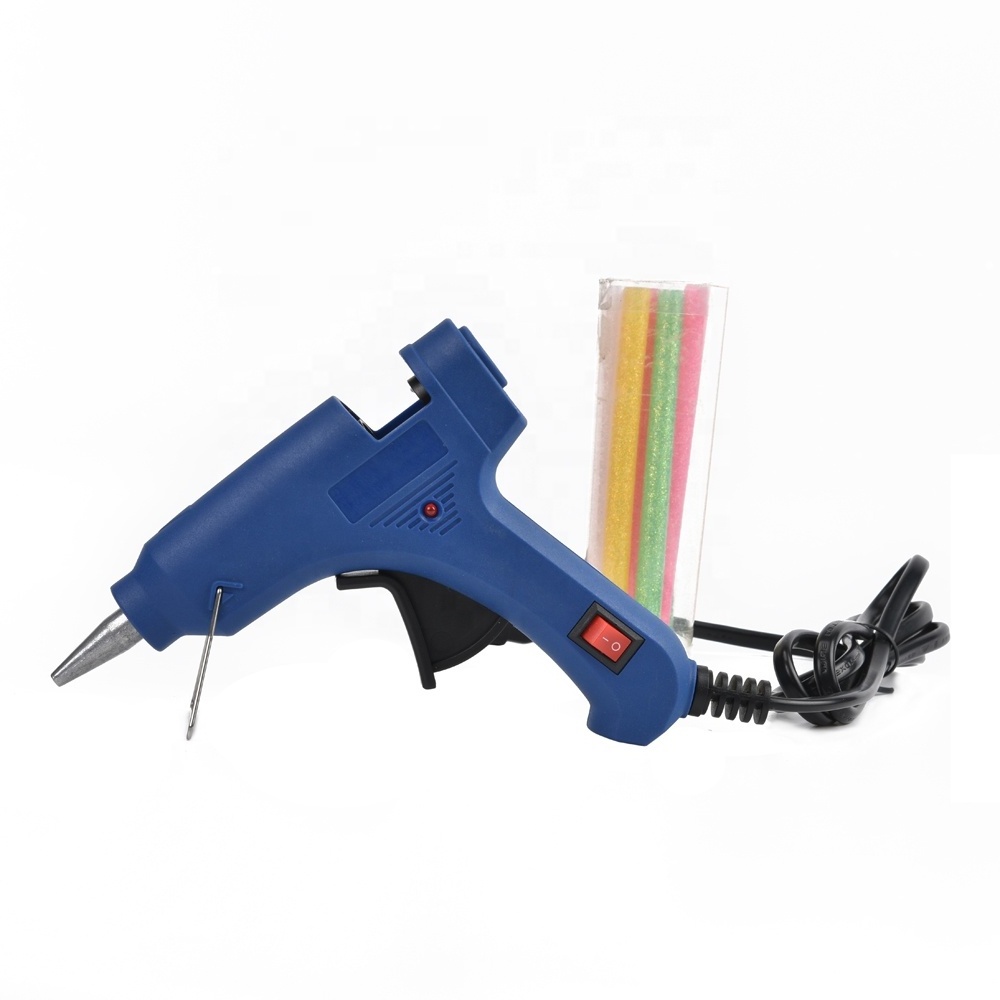 Wholesale Mini electric glue gun Thermal Glue Gun Free Sample High Quality Mini 15W Hot Melt Glue Gun With Sticks