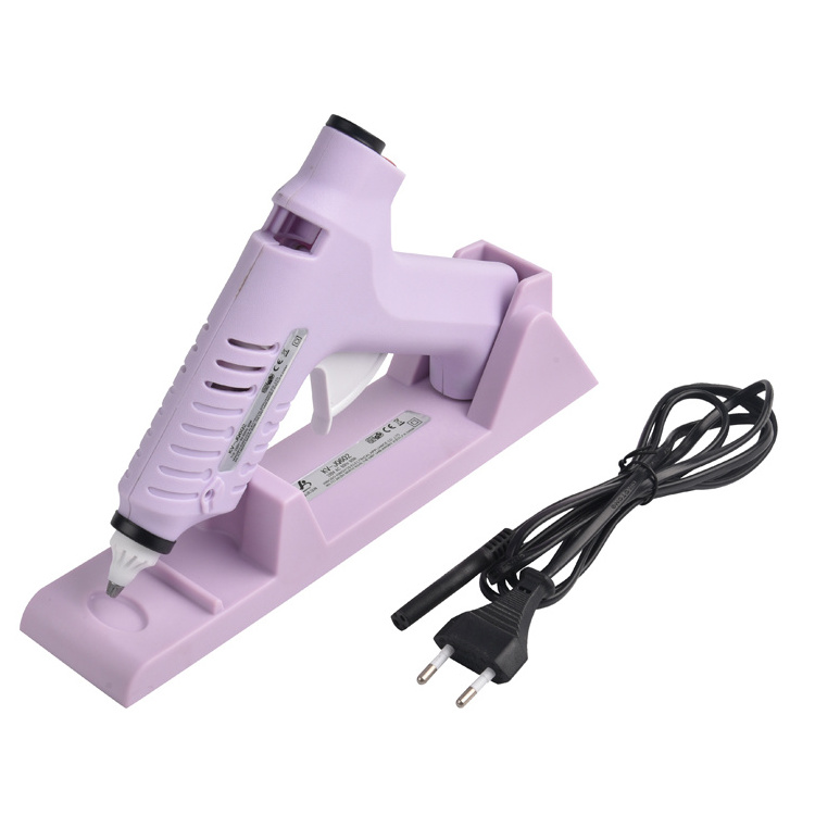 60W hot-melt glue  guns KV-JQ602 with 2pcs Hot Melt Glue Sticks for Crafts  with glue gun holders