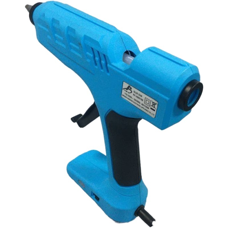 120W Wholesale Hot Melt Glue Guns KV-JQ801AK with 2pcs Hot Melt Glue Sticks Brass Nozzle Glue Gun