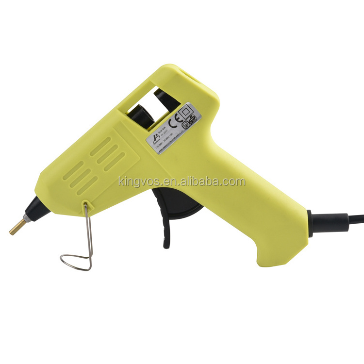 Colorful yellow spray Nozzle hot melt glue gun for DIY Crafts