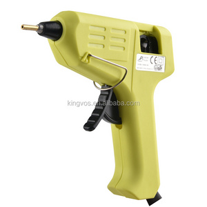 Colorful yellow spray Nozzle hot melt glue gun for DIY Crafts