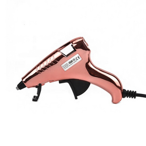 New style rose pink case mini size corded mini size hot melt glue gun for DIY