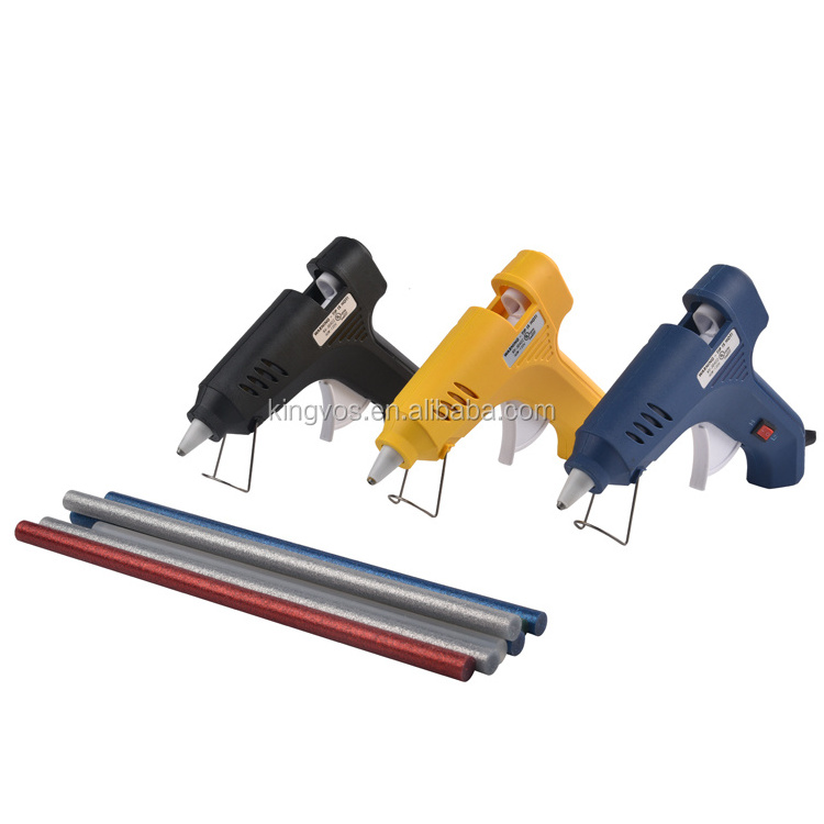 KV-JQ402B  lower price no drip control Hot melt Glue Guns with Glue Sticks for glue gun with UL cable plug