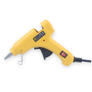 Hot Melt Glue Gun Electric 20w With 200mm Glue Sticks Hot Cordless Guns Glue for Packaging, DlyArts & Craft, Repairing